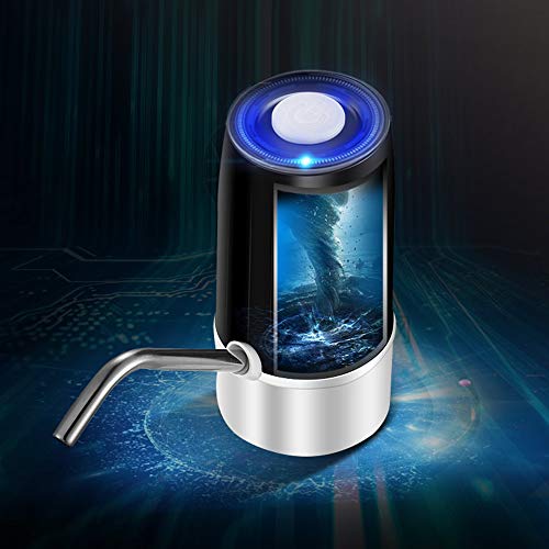 Galapara Dispensador de Bomba de Agua Distribuidor de Carga USB,automático eléctrico Bomba de Botella de Agua Bomba de Agua,extraíble y Conveniente para Usar en Agua embotellada para Oficina en casa