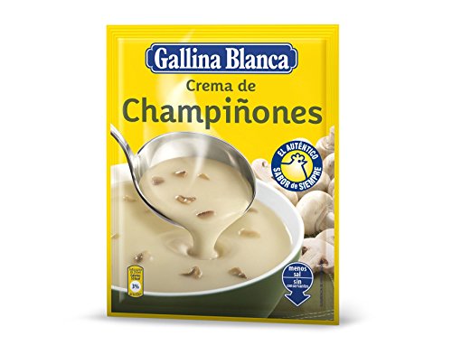 Gallina Blanca - Crema De Champiñones, 62 g - [Pack de 24]