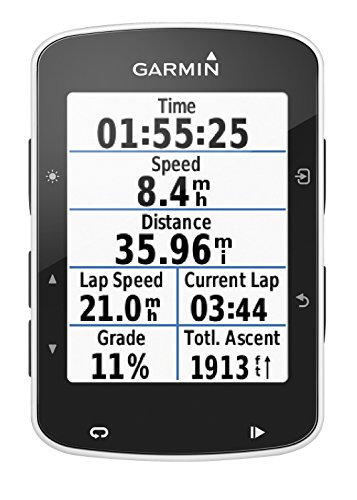 Garmin Edge 520 Pack - Ciclocomputador con GPS, incluye monitor de frecuencia cardiaca, sensores de cadencia y velocidad, negro