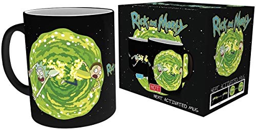 GB Eye LTD, Rick y Morty, Portal, Taza Mágica cambiante de Color