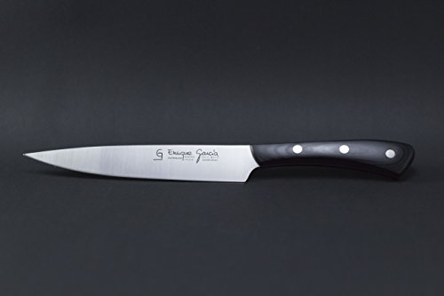 GC Enrique García Juego de Cuchillos de Cocina Profesional Japonés Kiritsuke con Multiusos Cocina 15 cm y Multiusos Cocina 10 cm