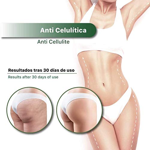 Gel crema adelgazante reductora anticelulitica reafirmante potente hombre mujer. Quemagrasas abdomen caderas y glúteos, anti celulitis intensivo efecto frio