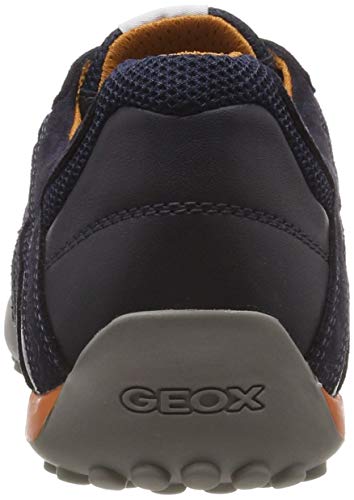 Geox Uomo Snake K, Zapatillas para Hombre, Blue (Navy C4002), 45 EU