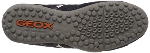 Geox Uomo Snake K, Zapatillas para Hombre, Blue (Navy C4002), 45 EU