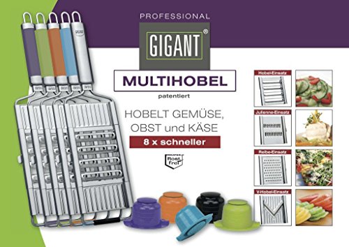 Gigant Multi Rallador Rallador de 4 capas con 4 compartimentos