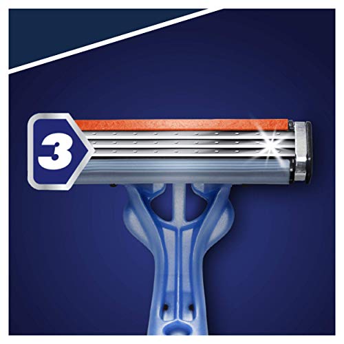 Gillette Blue3 Maquinillas de Afeitar Desechables, 48 Cuchillas de Afeitar (3x16)