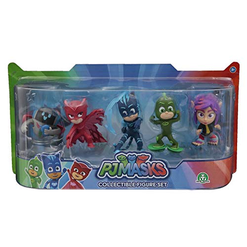 Giochi Preziosi PJ Masks - Juego de 5 Figuras