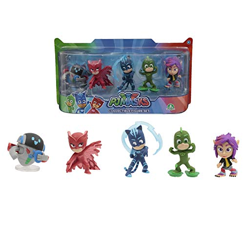 Giochi Preziosi PJ Masks - Juego de 5 Figuras