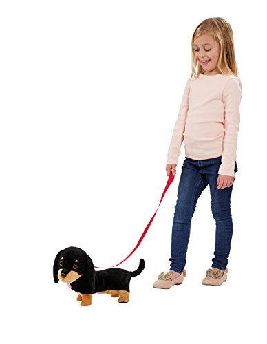 Goliath-31290.3176 Animagic-Mon Teckel Rigolo Waggles-Marche, renueva la Cola y ladrillo de Peluche para Perro Interactivo, 31290.3176, Multicolor