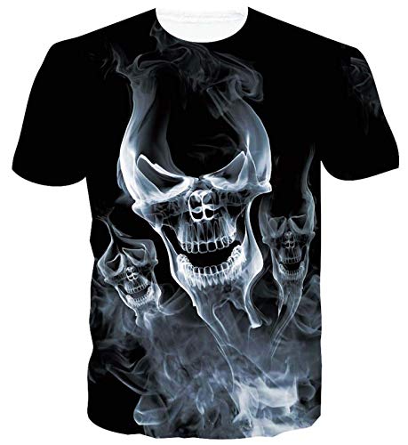 Goodstoworld 3D Digital Impreso Cat Donuts Camiseta de Las Mujeres de los Hombres de Manga Corta Camiseta tee Tops Casual y Divertido Ropa pequeña