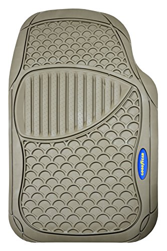 Goodyear GOD9022 Alfombra de Goma, 4 Piezas, Beige