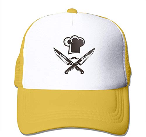 Gorra de béisbol para hombre con diseño de cuchillos de chef