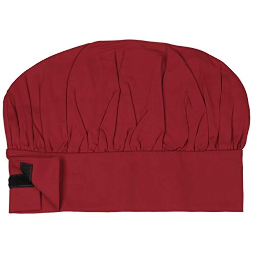 Gorro de Cocinero Bistro (talla única - rojo)