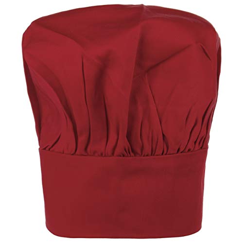 Gorro de Cocinero Bistro (talla única - rojo)