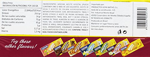 Goya Galletas Wafer Fresa - Paquete de 24 unidades