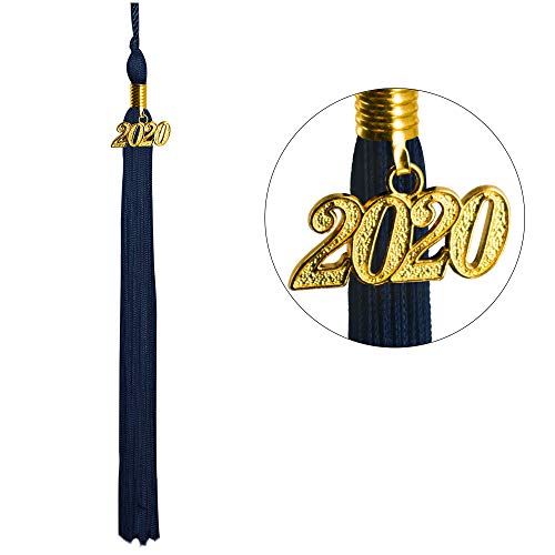 GraduatePro Graduacion Birrete Adulto 2020 Universidad Gorro Unisex Escuela Secundaria PhD Master Doctorado Azul Marino