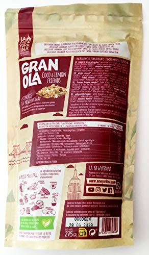 Granola Bío Coco Lemon La Newyorkina Bolsa 275 g