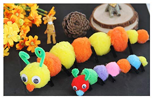 Gresunny pompones colores mini bolas de pompone fieltro pompoms balls pompones suaves y esponjosos bolas de peluche para niños arte y bricolaje manualidades decoraciones