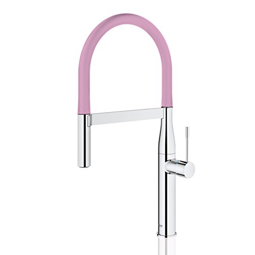 Grohe Essence New - Flexo para grifo de cocina Essence Profesional color rosa Ref. 124976