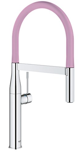 Grohe Essence New - Flexo para grifo de cocina Essence Profesional color rosa Ref. 124976