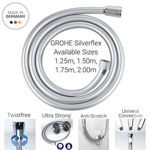 Grohe SilverFlex -Flexo de ducha TwistFree, 1750 mm (Ref. 28388000)