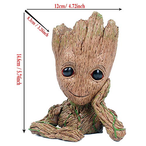 Groot Maceta Guardianes de la Galaxia Bebé Figuras de Acción Modelo Lindo Juguete Pen Pot