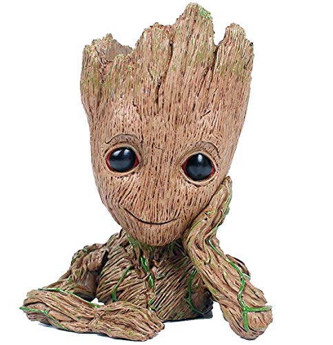 Groot Maceta Guardianes de la Galaxia Bebé Figuras de Acción Modelo Lindo Juguete Pen Pot