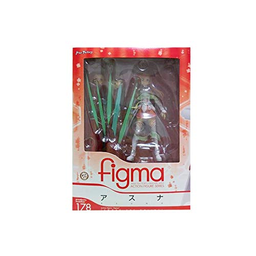 GUANGHHAO Sword Art Online Yuuki Asuna Figura de acción Figma 13.5CM-VRMMORPG YuukiAsuna-Figurine Decoración Adornos Coleccionables Juguete Animaciones Modelo de Personaje