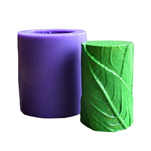 Guanici - Molde de silicona para velas, diseño de velas, para manualidades, aromaterapia, vela, molde de silicona para hacer velas caseras y piedras de aroma, chocolate, jabón (color al azar)