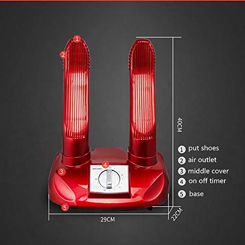 Guante secadora y secador de botas Cálido zapatos secador de aire de secado inteligente ozono Zapatos de la máquina de múltiple función extra largas temporización Zapatos de secado uso en el hogar Ade