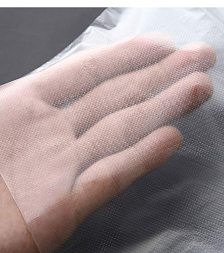 Guantes desechables de plástico transparente para cocinar, limpiar, pintar y manualidades a mano, alimentación y cuidado de mascotas, 1000 unidades