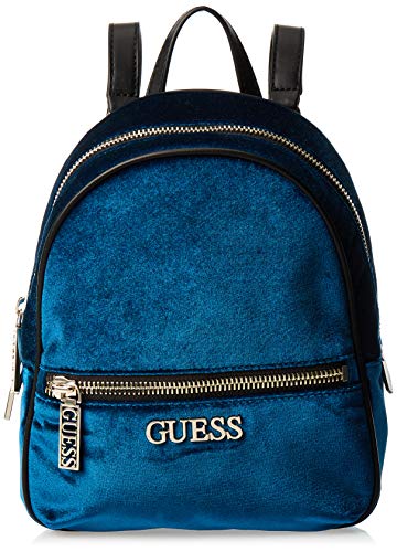 Guess RONNIE TEAL VT744532 mochila niña mujer azul chenilla de terciopelo