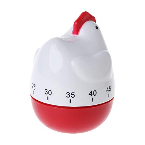 guoyy gallina mignonne "forma cocina de cocción Temporizador mecánico cuenta atrás para reloj despertador repetición herramienta Home Decor