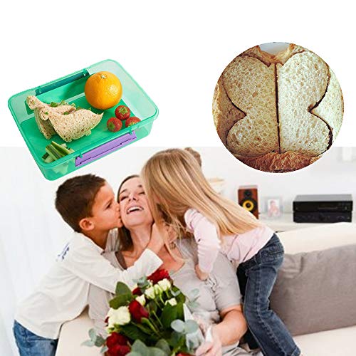 Gurxi Moldes para Galletas Bento Animal Almuerzo Sándwiches Molde para Galletas de Delfines Moldes de Comida Bento para Hacer el Almuerzo Infantil Forma de Animal Rebanadas Galletas 6 Piezas