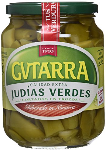 Gvtarra Judías Verdes Trozos Verdura - Paquete de 6 x 350 gr - Total: 2100 gr