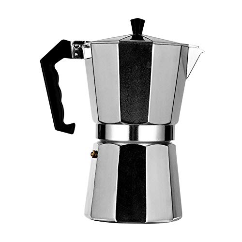 GYHH Cafetera Italiana De Moca De Aluminio, Taza De Café Octogonal: Sin Olor, Sin Deformación (14 taza-700ml)