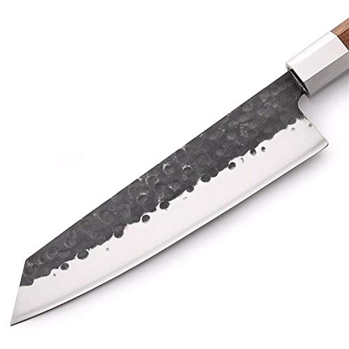 GZSC Herramientas Cuchillo de Cocina Japonesa Hecha a Mano Cuchillos de Cocina Kiritsuke Cuchillo Chef de Cocina con Mango de Madera Productos ecológicos