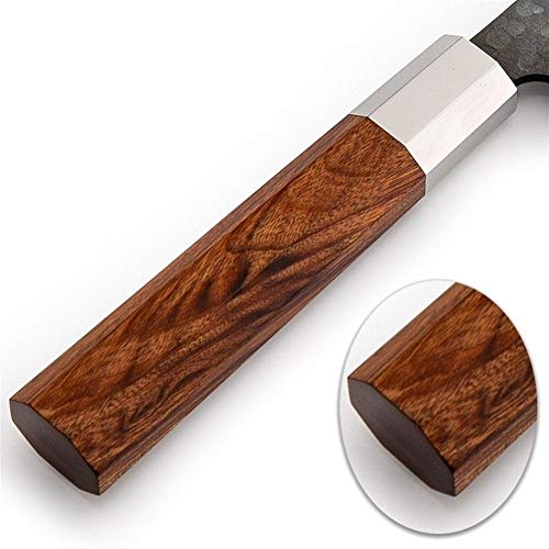 GZSC Herramientas Cuchillo de Cocina Japonesa Hecha a Mano Cuchillos de Cocina Kiritsuke Cuchillo Chef de Cocina con Mango de Madera Productos ecológicos