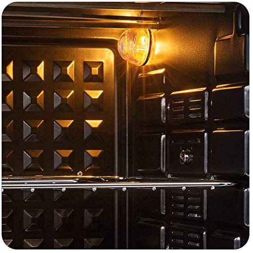 HAEGER ACURIO - Horno electrico con 2200W de Potencia, Capacidad de 65L - Puerta con Vidrio Doble, Temporizador de 60 Minutos, Elementos de Calor en INOX, con Bandeja de cocción + manija y Rejilla