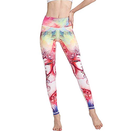 HaiDean Leggings para Mujer Pantalones Estampado Deportivos para Mujer De Constelación Modernas Casual Leggings De Cintura Alta Pantalones Deportivos Básicos Pantalones (Color : Zwillinge, Size : XL)