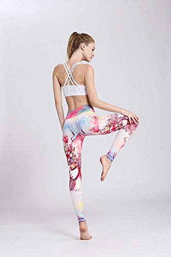 HaiDean Leggings para Mujer Pantalones Estampado Deportivos para Mujer De Constelación Modernas Casual Leggings De Cintura Alta Pantalones Deportivos Básicos Pantalones (Color : Zwillinge, Size : XL)