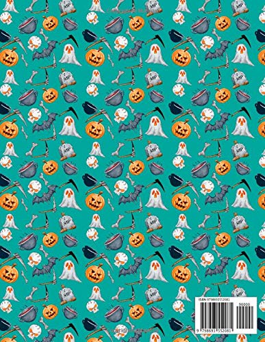 Halloween Sketchbook: Halloween Sketchbook, Pattern Halloween Blank Notebook Journal with Blank pages for Halloween lovers, Funny Scary Pattern ... Ideas,Halloween Notebook With Good Event