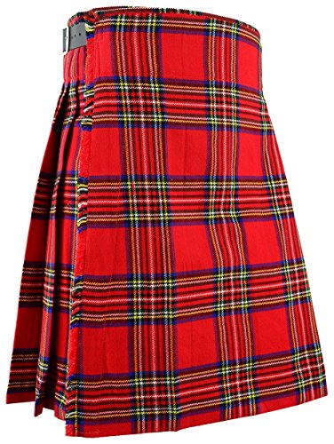 Hamilton Kilts Scottish Traditional Hombres Kilt Royal Stewart Tartan