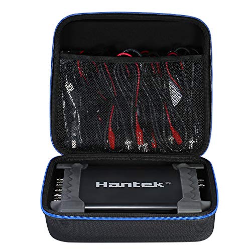 Hantek Osciloscopio automocion coche digital 8 Canales,osciloscopios automotriz portatiles 2.4MSa / s 100kHz Diagnóstico Programable Generador de Señal Automóvil 8CH USB2.0