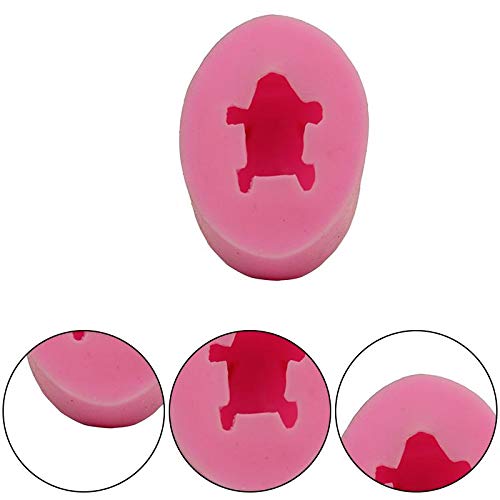 Haodou Molde de Silicona para Cochinillo Hornear DIY Moldes para 3D Bandeja de Pastel de Fondant de Caramelos de Chocolate Gelatina Antiadherente Herramientas