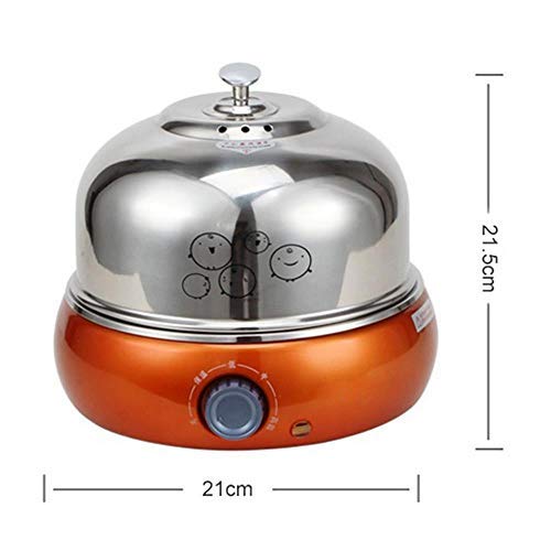 HAOT Cocedor de Huevos，Cocina de Huevo Multifuncional de 2 Capas Calentador de Alimentos de máquina de Tortillas de Acero Inoxidable Vaporizador de Crema de Huevo, 220V