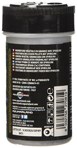 Haquoss Spirulina Gran Gourmet Comida en Copos para Peces Vegetariano, 100 ml/46 Gr