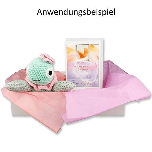 Haute Qualité de rangement et boîtes cadeau – hochweiss bezogen de différentes dimensions 1 Stück A4 | Höhe 70 mm | Hochweiß