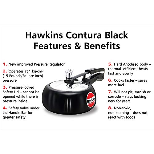 HAWKINS Olla a presión Contura Anodizado, 2.0 L