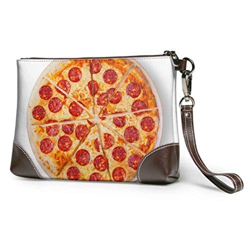 Hdadwy Bolso de mano para pizza Pepperoni This Picture Perfect You Cartera de mano de cuero Cartera para mujer Cartera para mujer Cartera para teléfono inteligente